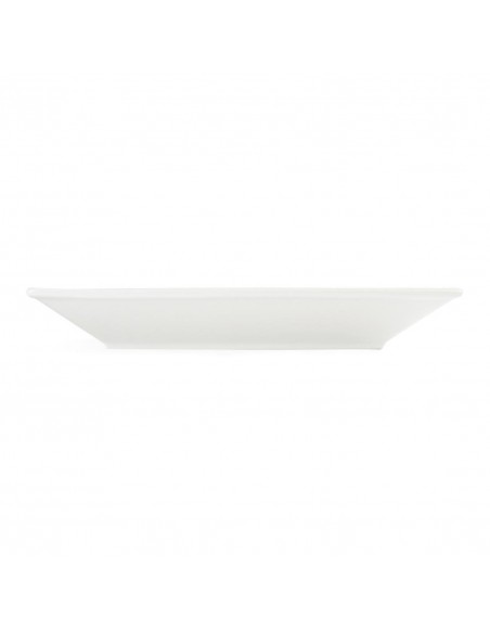 Olympia Whiteware Square Plates Wide Rim 250mm