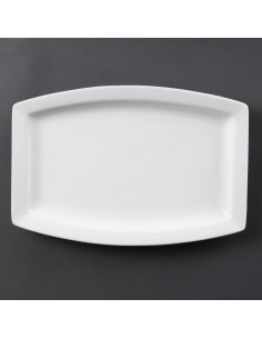 Olympia Whiteware Rectangular Plates 320mm