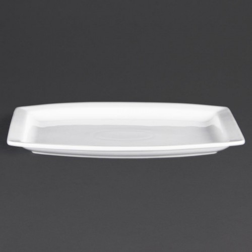 Olympia Whiteware Rectangular Plates 320mm