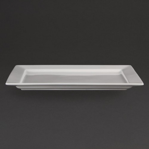 Olympia Wide Rim Rectangular Platter 400x 295mm