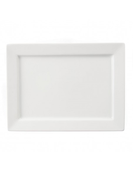 Olympia Wide Rim Rectangular Platter 400x 295mm
