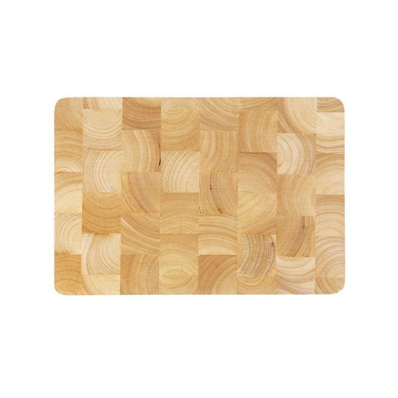 Vogue Small Rectangular Wooden Chopping Board - C461 - Buy Online at Nisbets