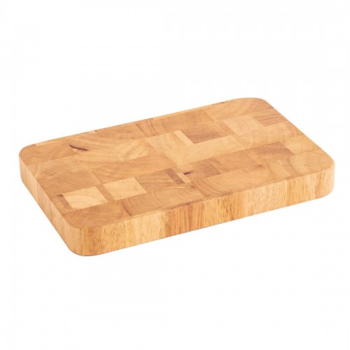 Vogue Food Grade Small Rectangular Wooden Chopping Board