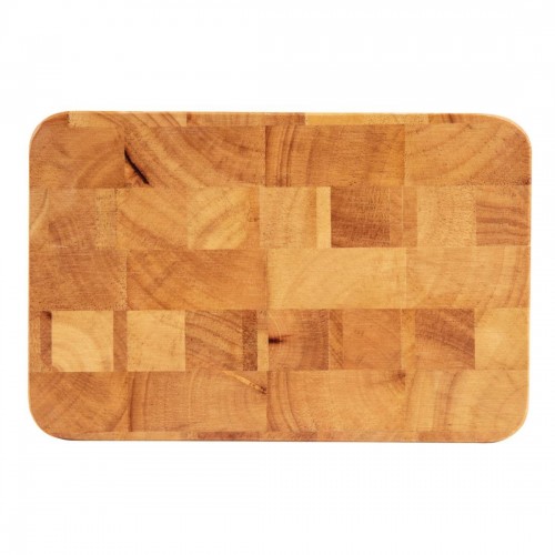 Vogue Food Grade Small Rectangular Wooden Chopping Board