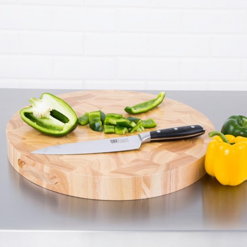 Vogue Round Wooden Chopping Board