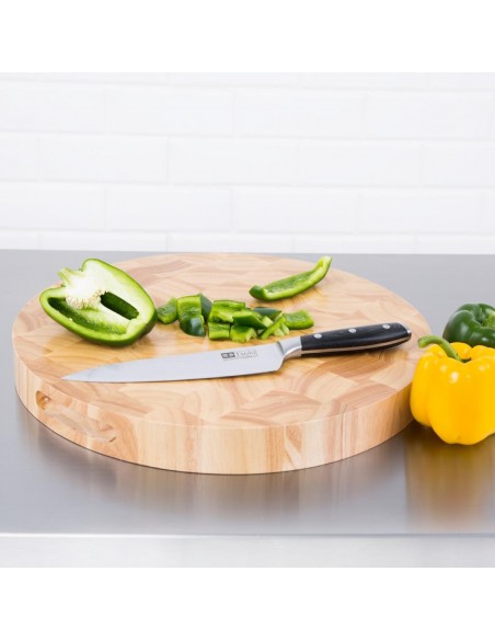 Vogue Round Wooden Chopping Board
