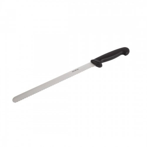 Hygiplas Serrated Slicer Black 30.5cm