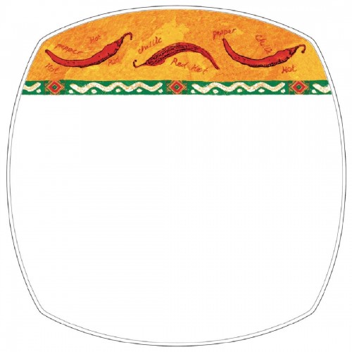 Churchill Salsa Square Plates 165mm