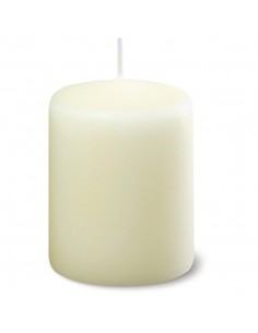 Ivory Pillar Short 3inch Candle