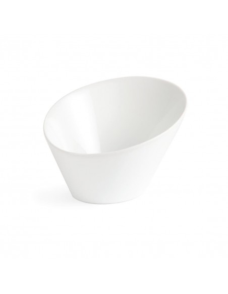 Olympia Whiteware Oval Sloping Bowls 150x 135mm