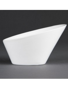 Olympia Whiteware Oval Sloping Bowls 202x 185mm 2