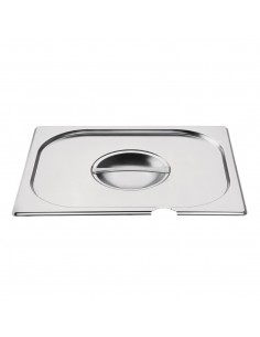 Vogue Stainless Steel 1/2 Gastronorm Notched Lid 2