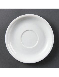 Olympia Whiteware Cappuccino Saucers 160mm