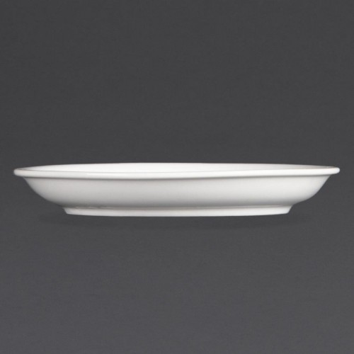 Olympia Whiteware Cappuccino Saucers 160mm