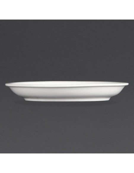 Olympia Whiteware Cappuccino Saucers 160mm