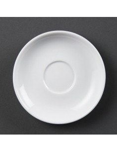 Olympia Whiteware Espresso Saucers