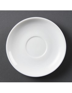 Olympia Whiteware Stacking Saucers