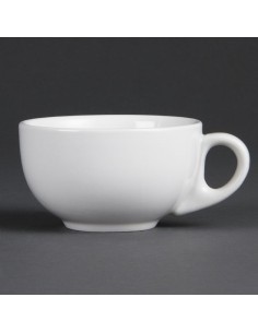 Olympia Whiteware Cappuccino Cups 200ml 7oz