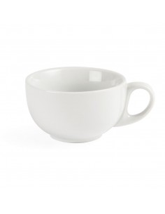 Olympia Whiteware Cappuccino Cups 200ml 7oz 2