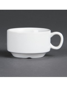 Olympia Whiteware Stacking Espresso Cups 85ml 3oz