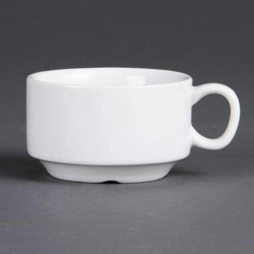 Olympia Whiteware Stacking Espresso Cups 85ml 3oz