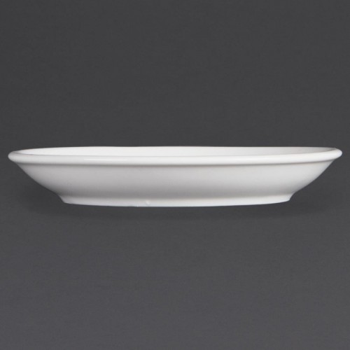 Olympia Whiteware Stacking Espresso Saucers