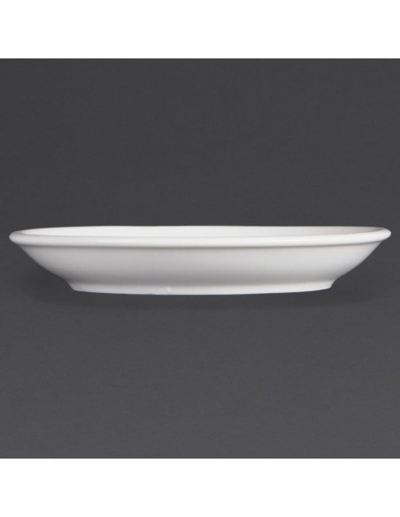 Olympia Whiteware Stacking Espresso Saucers