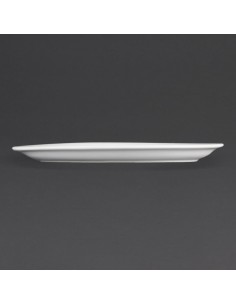 Olympia Whiteware Oval Platters 250mm 2