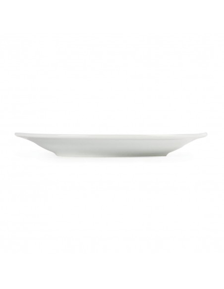 Olympia Whiteware Wide Rimmed Plates 165mm