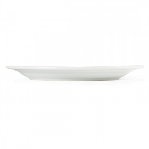 Olympia Whiteware Wide Rimmed Plates 250mm