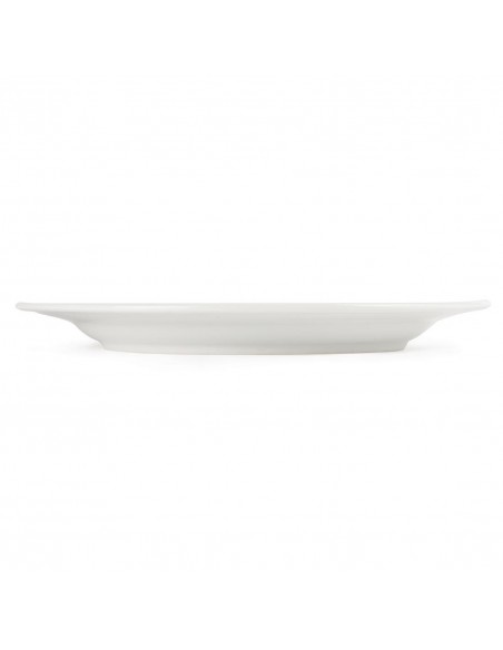 Olympia Whiteware Wide Rimmed Plates 280mm