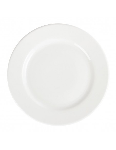 Olympia Whiteware Wide Rimmed Plates 310mm