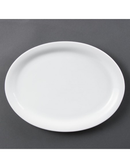 Olympia Whiteware Oval Platters 295mm