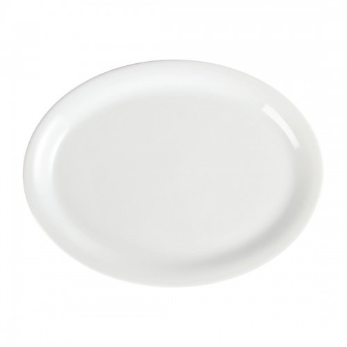 Olympia Whiteware Oval Platters 295mm