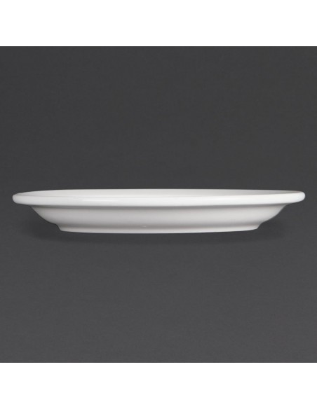 Olympia Whiteware Narrow Rimmed Plates 150mm