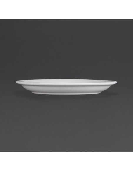 Olympia Whiteware Narrow Rimmed Plates 180mm