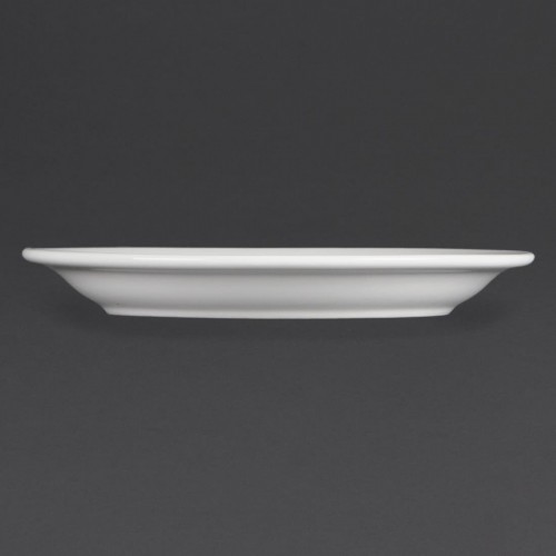Olympia Whiteware Narrow Rimmed Plates 202mm