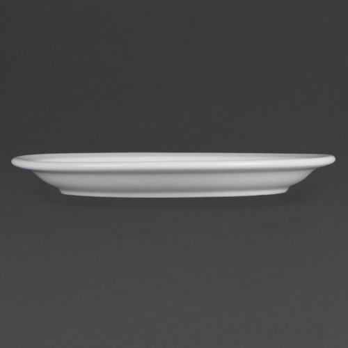 Olympia Whiteware Narrow Rimmed Plates 230mm