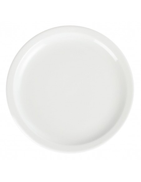 Olympia Whiteware Narrow Rimmed Plates 230mm