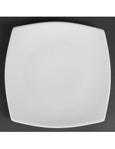 Olympia Whiteware Rounded Square Plates 270mm