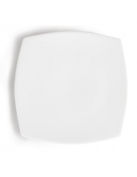 Olympia Whiteware Rounded Square Plates 270mm