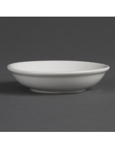 Olympia Whiteware Soy Dishes 100mm