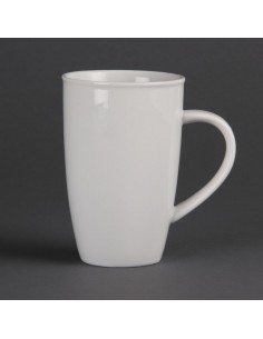 Olympia Whiteware Latte Mugs 400ml 14oz