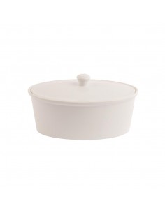 Olympia Whiteware Oval Casserole Dish 2.2Ltr