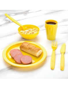 Kristallon Polycarbonate Plates Yellow 230mm 2