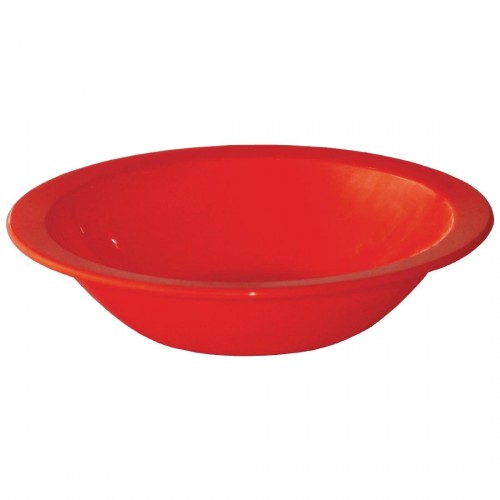 Kristallon Polycarbonate Bowls Red 172mm