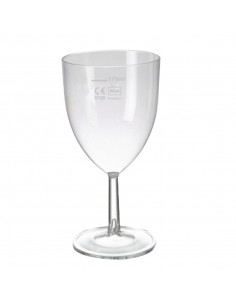 Polystyrene Wine Glasses 200ml CE Marked at 175ml