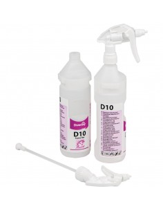 Suma D10 Cleaner and Sanitiser Refill Bottles 750ml (2 Pack)