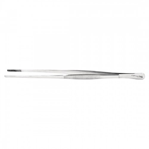 Stainless Steel Round Tip Tweezer Tongs 300mm