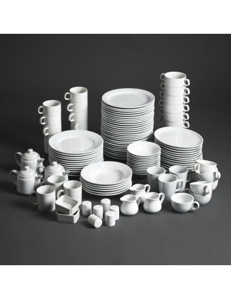 Athena Hotelware Wide Rimmed Plates 165mm